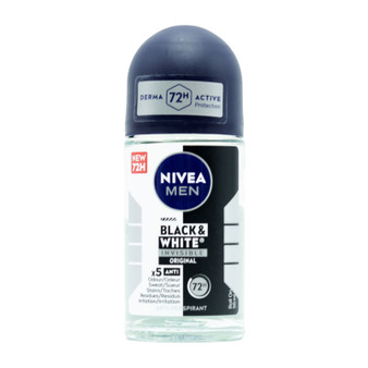 Nivea Roll On Invisible Black & White Male 50ml