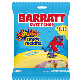 Barratt Wham Tangy Rockets 120gm