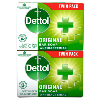 Dettol Antibac Soap Bar Original 100g Twin Pack
