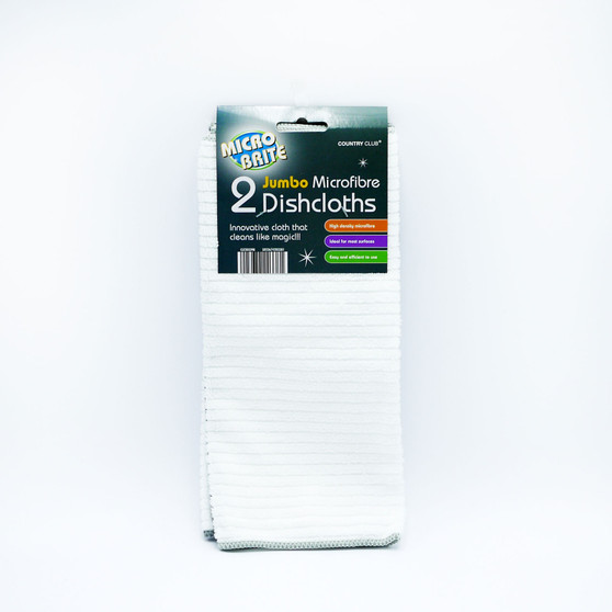 Dishcloths Jumbo Mircofibre 2 Pack