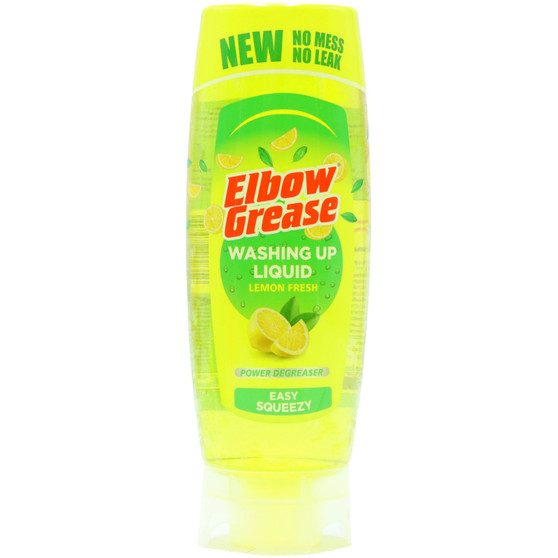 Elbow Grease Washing Up Liquid Stand Up Lemon 450ml