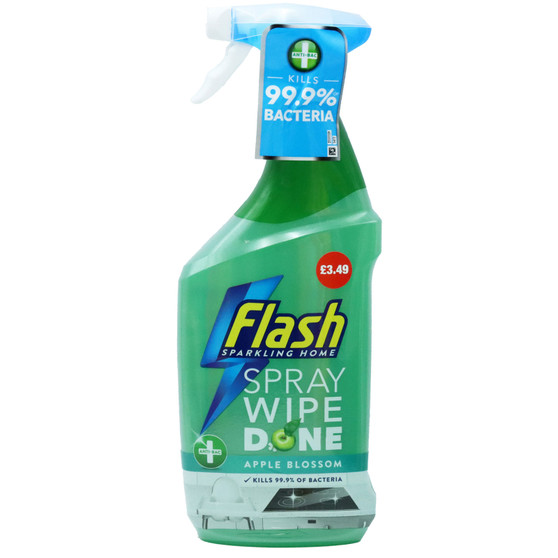 Flash Spray Wipe Done Apple 800ml