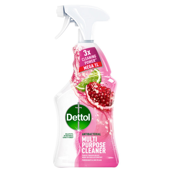 Dettol Power & Fresh Spray Pomegranate 1ltr