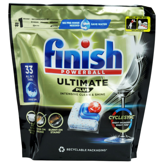 Finish Dishwasher Tablet Powerball 33 Pack