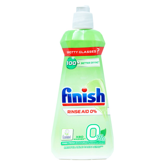 Finish Dishwasher Rinse Aid 0% 400ml