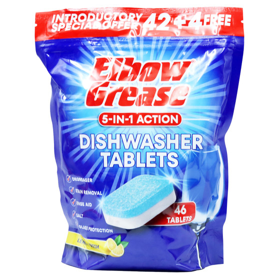 Elbow Grease Dishwasher Tablets 46 Pack