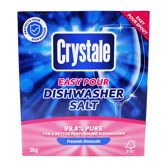 Crystale Easy Pour Dishwasher Salt Box