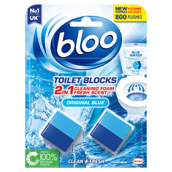 Bloo Toilet Block Original Blue Cube 50g