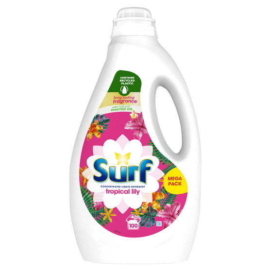 Surf Liquid Tropical Lily 100 Wash 2.7ltr