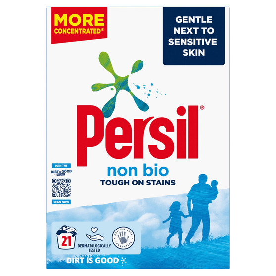Persil Powder  Non Bio 21 Wash 1.05kg