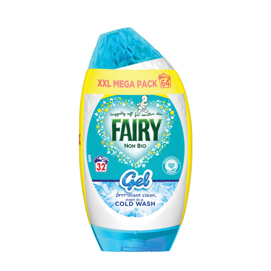 Fairy Non Bio Gel  For Sensitive Skin 64 Wash 2112ml