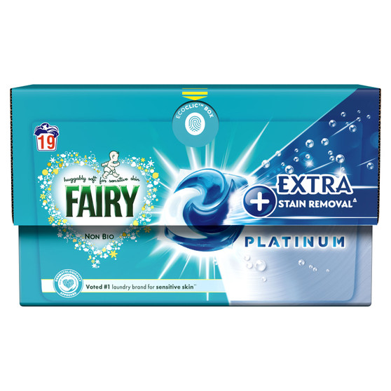 Fairy Pods Platinum Non Bio Sensitive 19 Wash