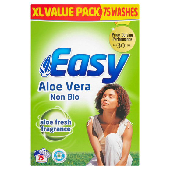 Easy Washing Powder Non Bio Aloe Vera  75 Wash 5.1kg