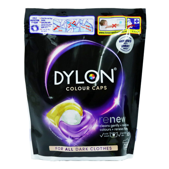 Dylon Dark Wash Caplets Renew 18 Wash