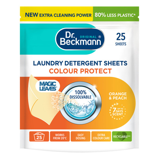 Dr Beckmann Magic Leaves Colour Protect 25 Sheets