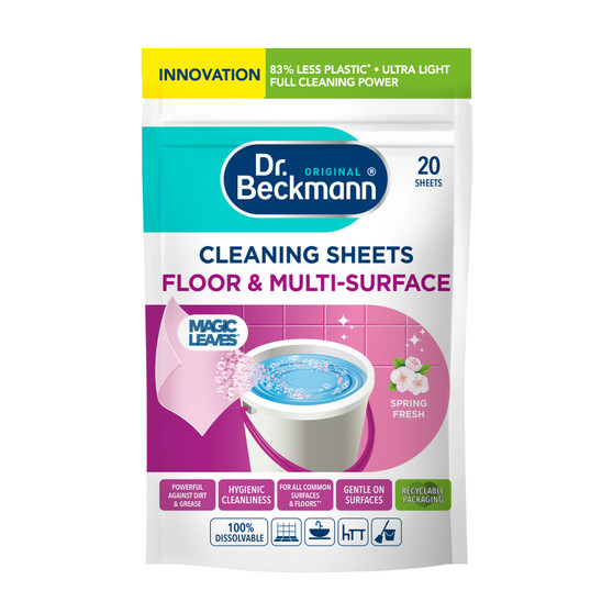 Dr Beckmann Clean Sheets Floor Spring Fresh 20 Sheets
