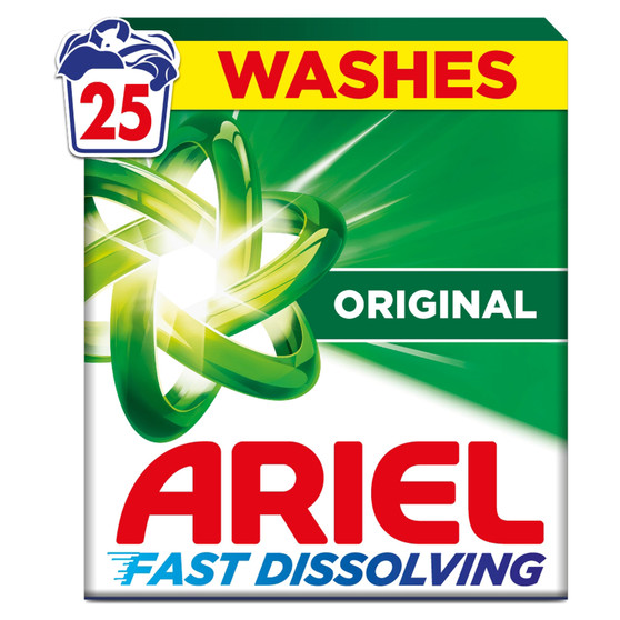 Ariel Powder Original 25 Wash 1.25kg