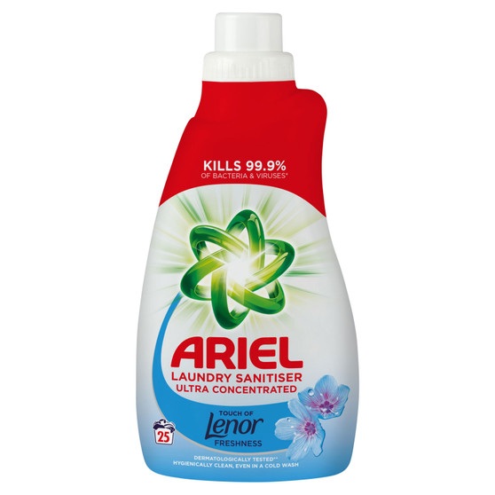Ariel Laundry Cleanser With Lenor Freshness  25 Wash 1ltr