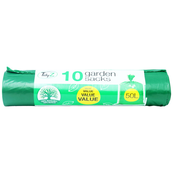 Tidyz Garden Bags Ex Strong Tie Handles 50l 24 Pack
