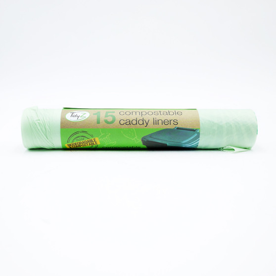 Tidyz Food Waste Bags Compostable 10l 15 Pack