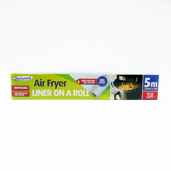 Sealapack Disposable Air Fryer Liner Roll 5m x 25cm