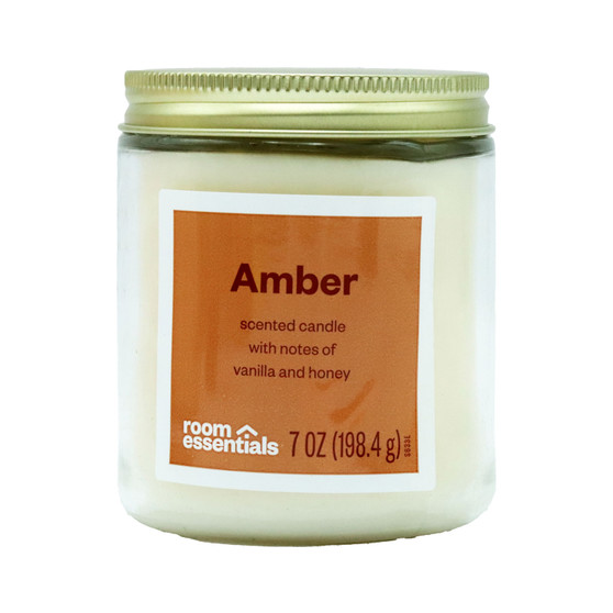 Candle Jar Amber 7oz
