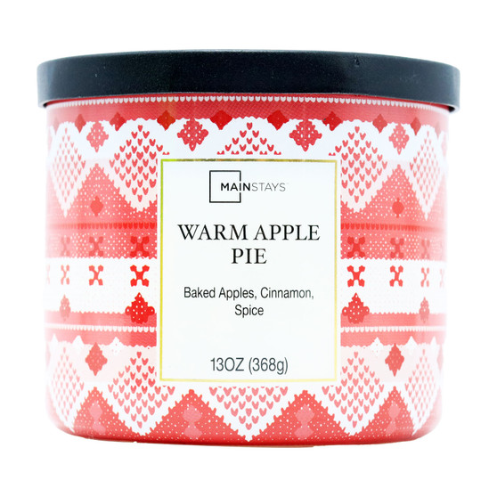 Candle Jar 3 Wick Fair Isle Warm Apple Pie 13oz
