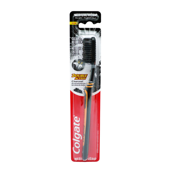 Colgate Toothbrush Double Action Charcoal