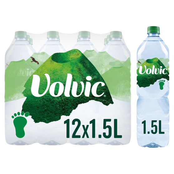 Volvic Water  12 Pack  1.5ltr