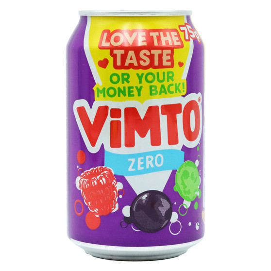 Vimto Zero Cans 330ml