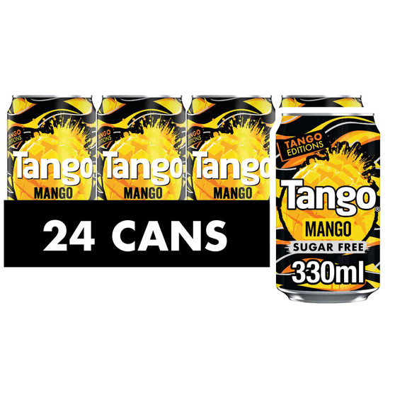 Tango Suger Free Mango Can 330ml 24 Pack