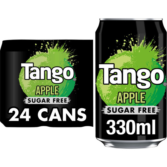 Tango Sugar Free Apple Can 330ml 24 Pack