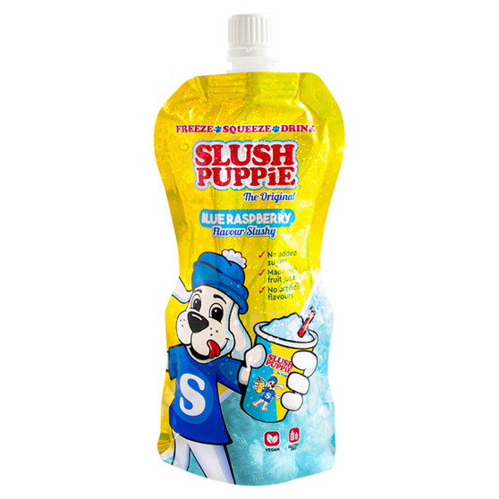 Slush Puppie Pouch Blue Raspberry 250ml