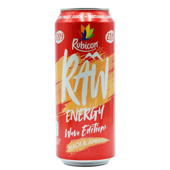 Rubicon Raw Peach & Apricot Can 500ml