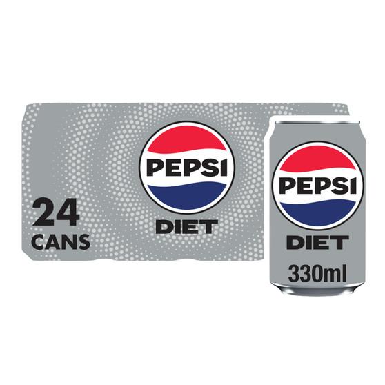 Pepsi Diet Can 330ml 24 Pack