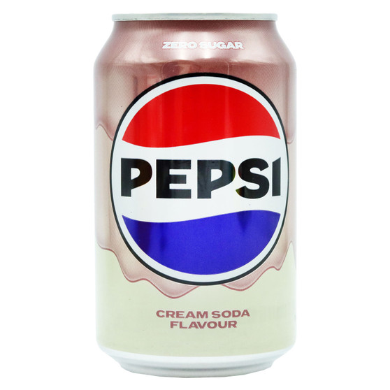 Pepsi Cream Soda Zero Can 330ml