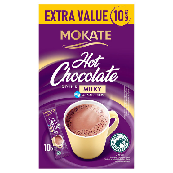 Mokate Bag Hot Cocolate Sachet 10 Pack