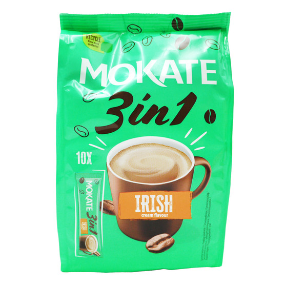 Mokate Bag Coffee Irish 3 In1 Sachet 10 Pack