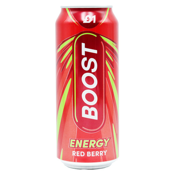 Boost Energy Red Berry Drink 500ml