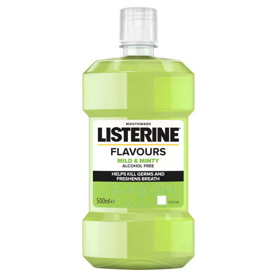 Listerine Flavours Mild Minty 500ml
