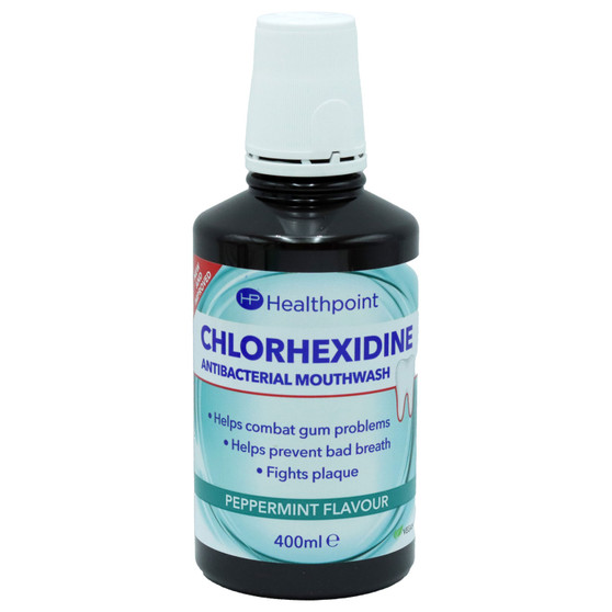 HeathPoint  Antibacterial Mouthwash Peppermint Chlorhexidine