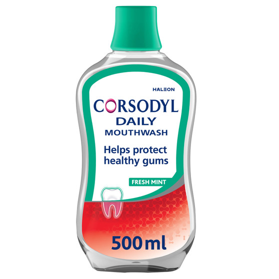 Corsodyl Daily Mouthwash Fresh Mint 500ml
