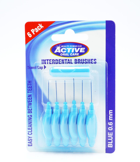 Beauty Formulas Interdental Brushes 0.60mm 6 Pack
