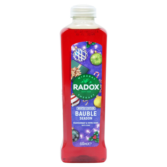 Radox Bath Bauble Season Blackcurrant & Tyhme 500ml