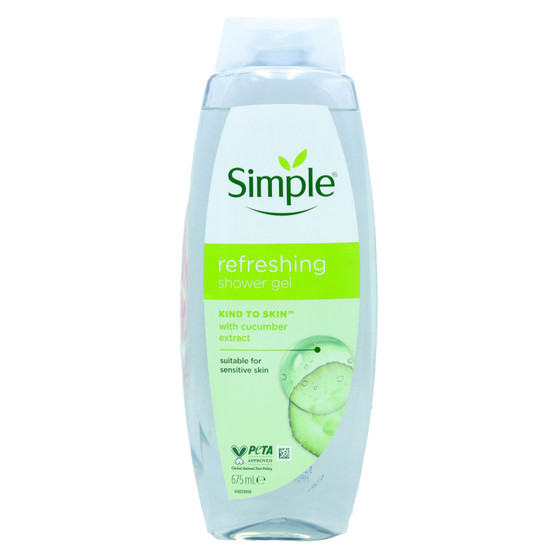 Simple Shower Gel Refreshing 675ml