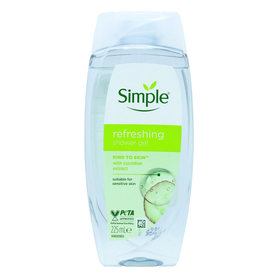 Simple Shower Gel Refreshing 225ml