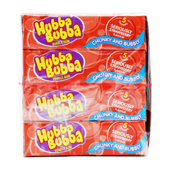 Wrigleys Hubba Bubba Strawberry  5 Pack