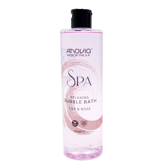 Anovia Bubble Bath Spa Lily And Rose 415ml