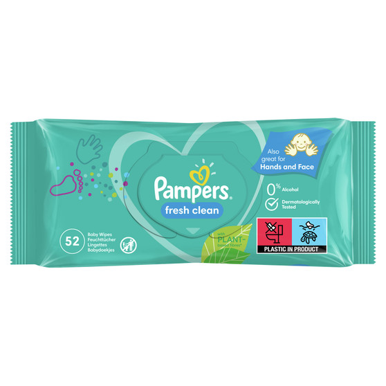 Pampers Baby Wipes Scented 52 Pack