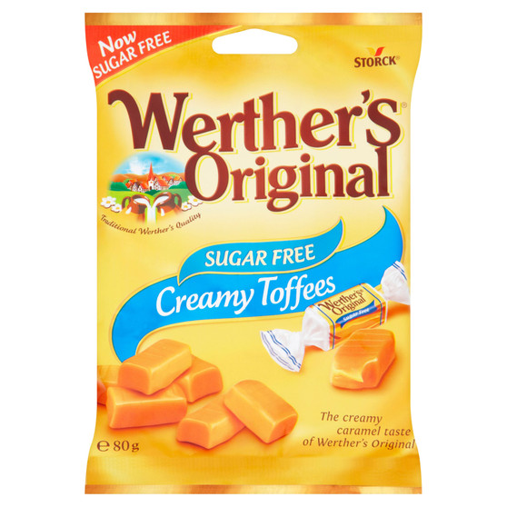 Werthers Sugar Free Creamy Toffee 80gm